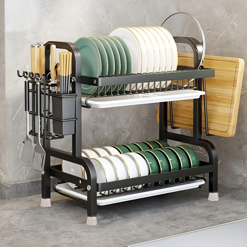 Сушилка для посуды двухъярусная (2633026319) - фото 9 Сушилка для посуды двухъярусная (2633026319) - фото 9