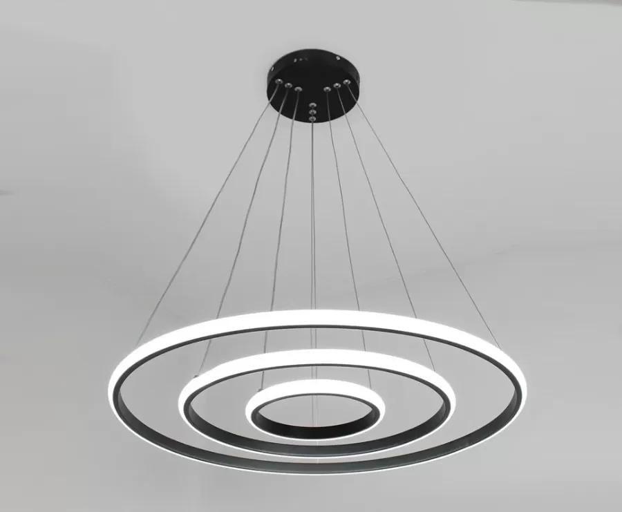 Люстра светодиодная ESLLSE LATTE 75W 3R/On/Off 600/1100/220V/IP20 Black/White (27712929)