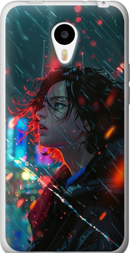 Чехол на Meizu M1/M1 mini Ночные огни (6096u-188-42517) Чехол на Meizu M1/M1 mini Ночные огни (6096u-188-42517)