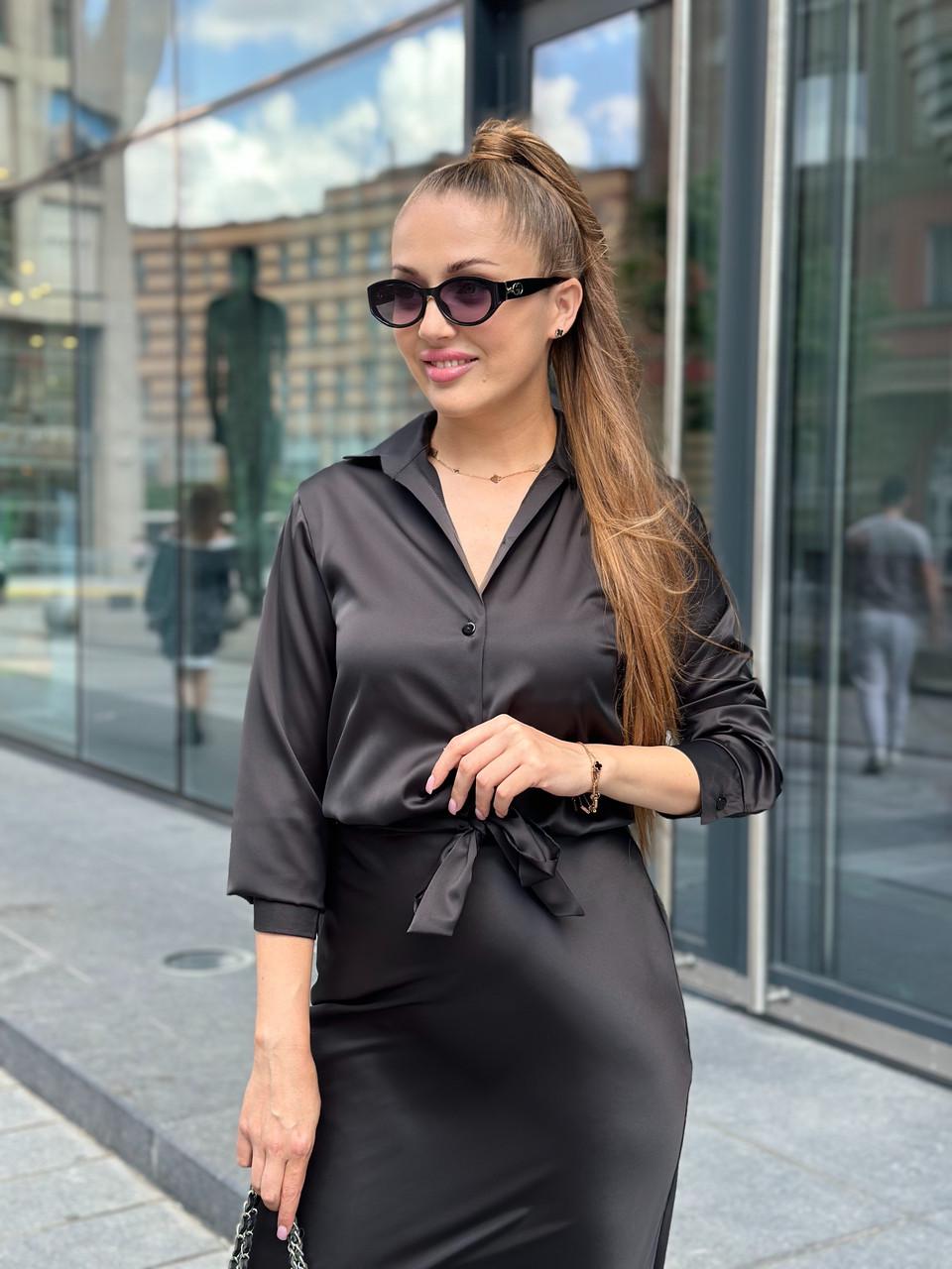 Женская блуза из шелка Армани Черный (2656491026) - фото 5 Женская блуза из шелка Армани Черный (2656491026) - фото 5