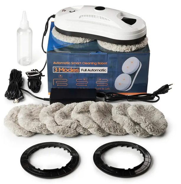 Робот-мойщик для окон 80 Вт Белый - фото 6 Робот-мойщик для окон 80 Вт Белый - фото 6