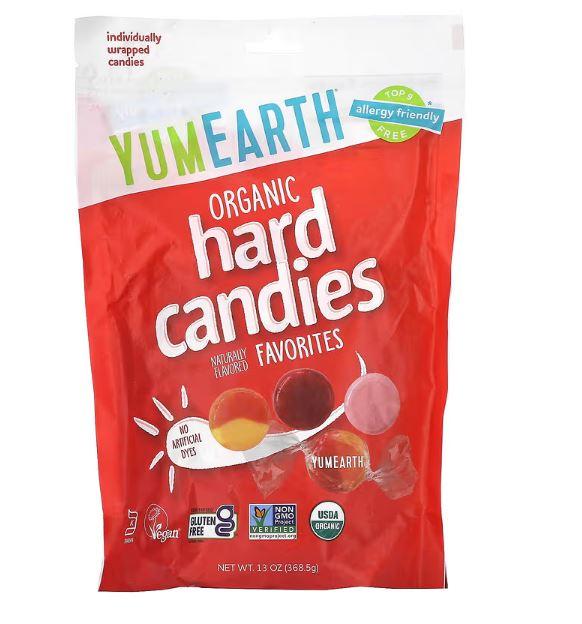 Льодяники органічні Yummy Earth Organic Candy Drops Freshest Fruit 368,5 г (YUE-00165)