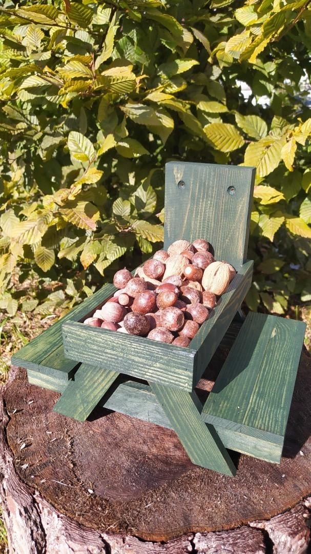 Кормушка для белок Подобед из древесины 27х22х24 см - фото 3 Кормушка для белок Подобед из древесины 27х22х24 см - фото 3