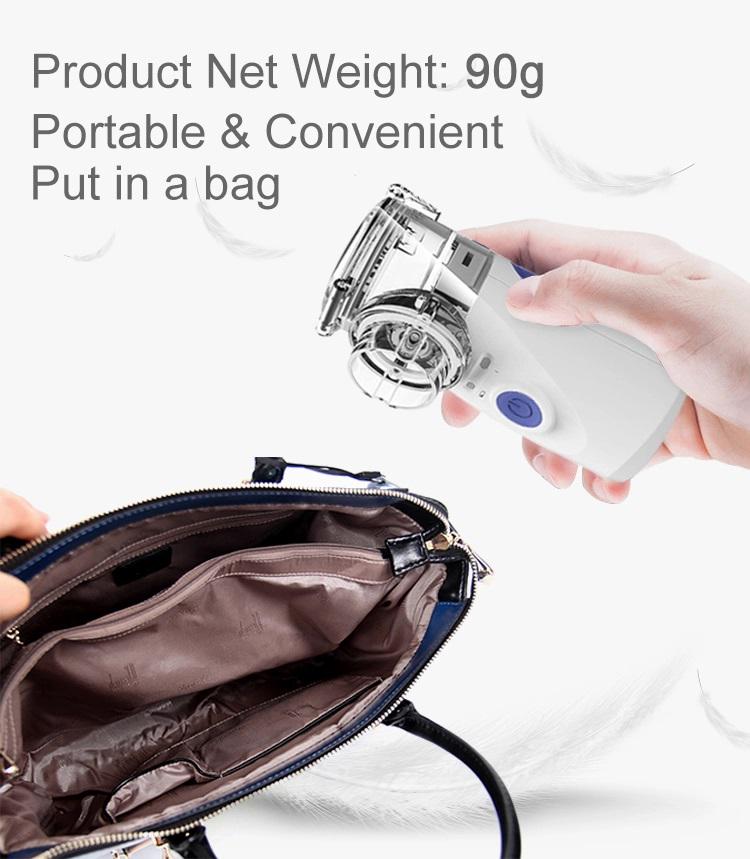 Інгалятор ультразвуковий небулайзер Mesh Nebulizer YM-3R9 безшумний - фото 12