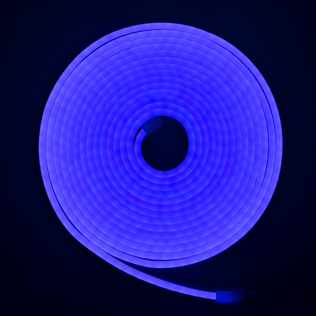 Стрічка гнучка LED NEON 5 м Синій (1009828-Blue) - фото 4