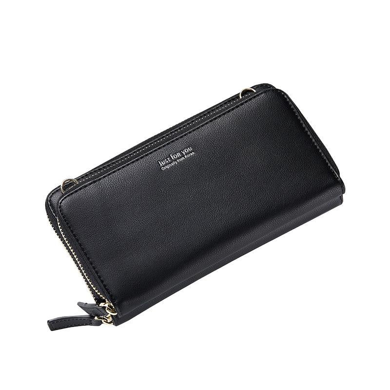 Женский кошелек Amelie Honey Черный (4023)