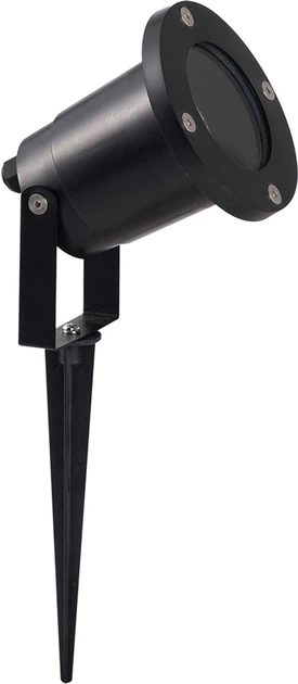 Светильник садово-парковый Eurolamp под лампу 1xGU10 IP54 Черный (SL-1xGU10black)