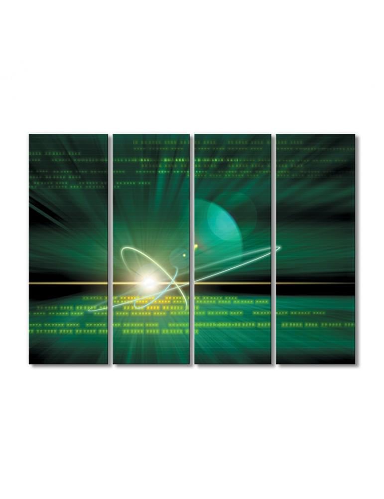 Картина модульная Рождение цифры 4 модуля 80x120 см