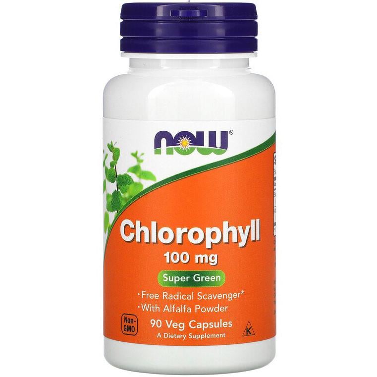 Хлорофіл NOW Foods Chlorophyll 100 мг 90 капсул (930690438)