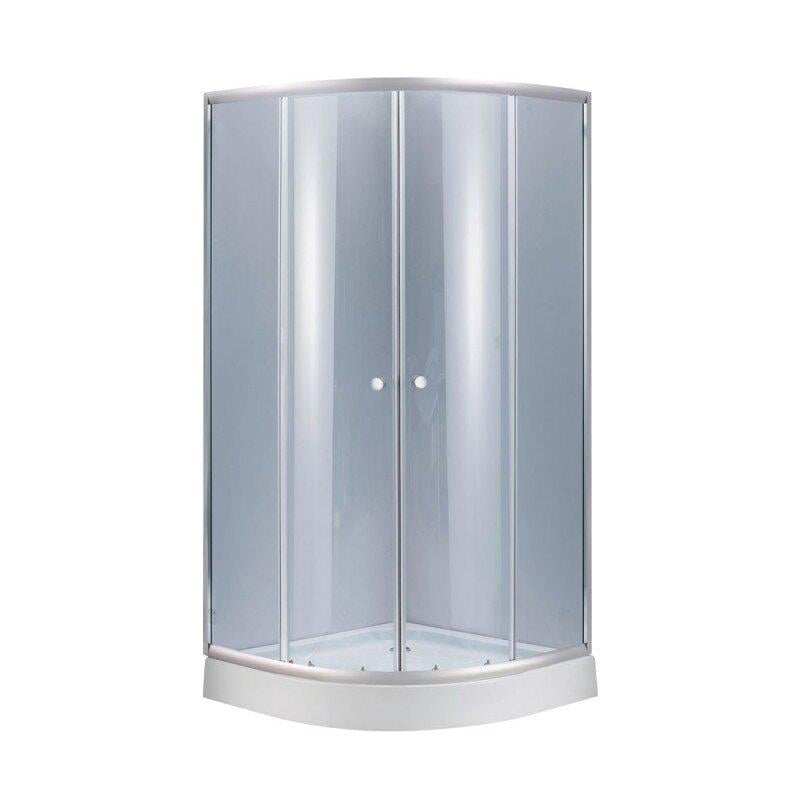 Душевая кабина Lidz Latwa LLSC9090SATLOWGR 90x90x194 см профиль Сатин (74595)