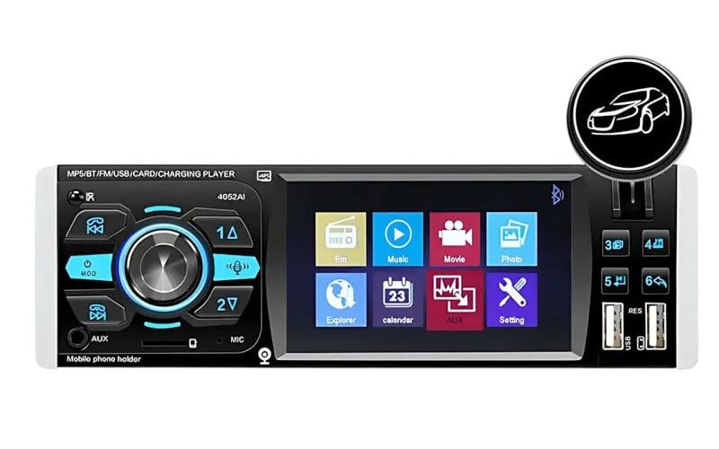Автомагнитола MP5 4052 Touch 4,1" 1DIN с Bluetooth/USB/FM-microSD (627399)