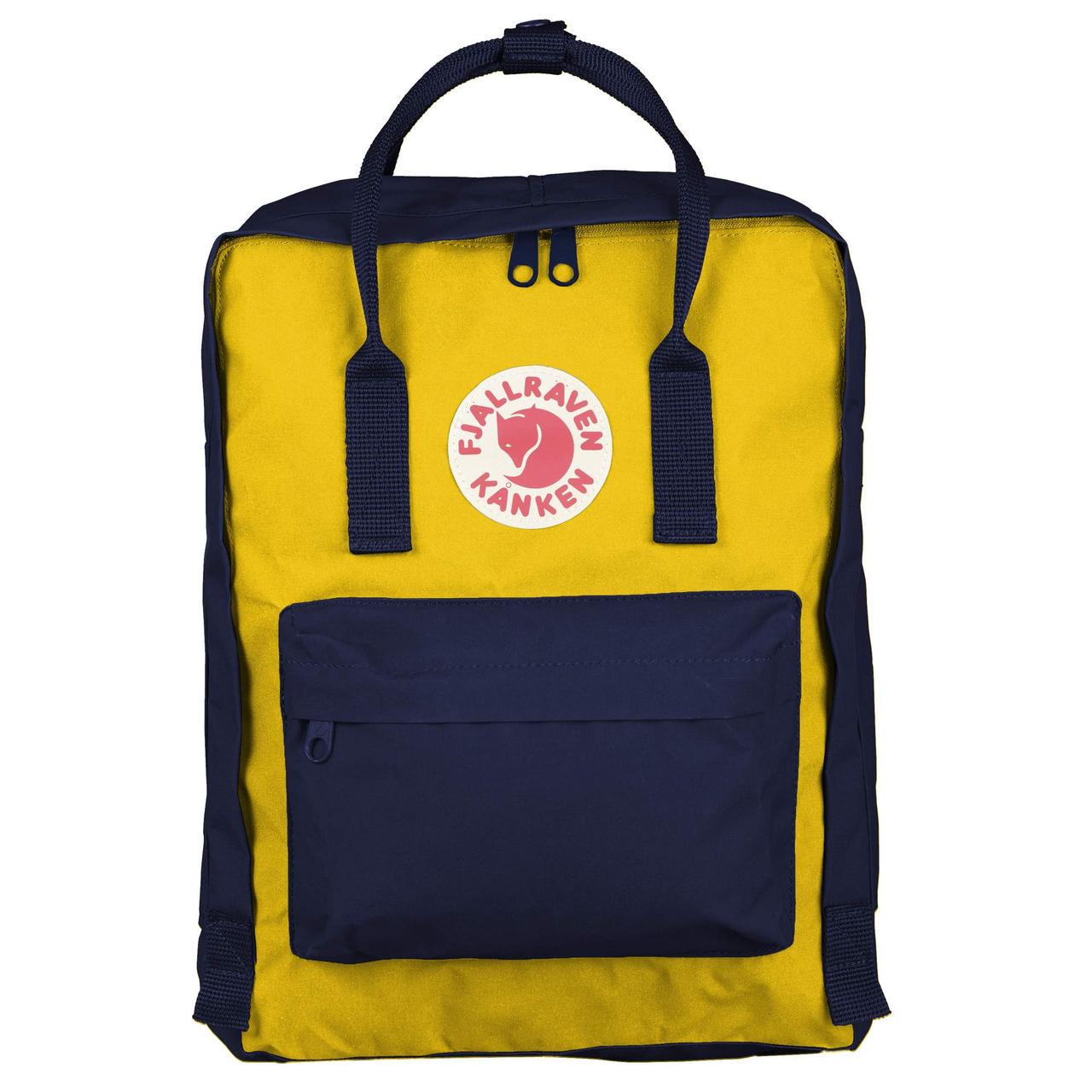 Рюкзак Fjallraven Kanken Classic Синий/Желтый