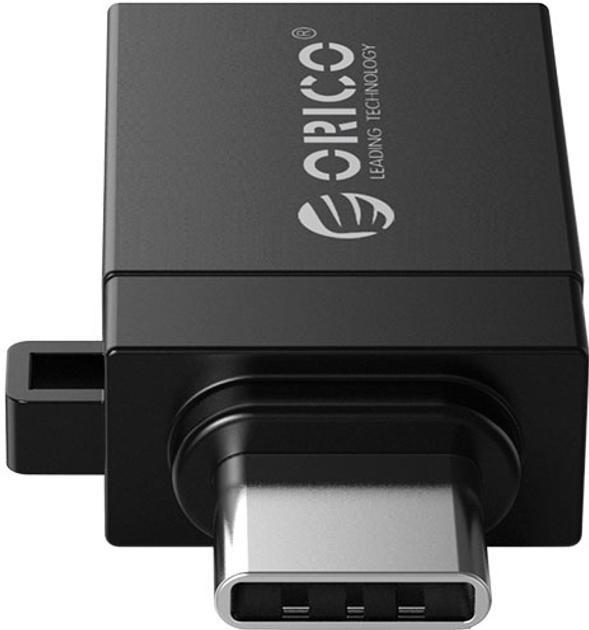Адаптер для підключення пристроїв Orico Type-C - USB 3.0 Black (CBT-UT01-BK-BP) - фото 3