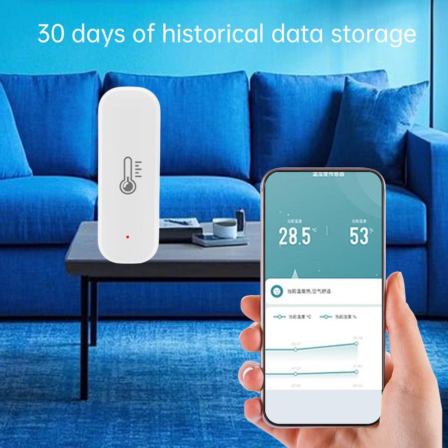 Датчик температури та вологості Tuya для розумного будинку підтримка APP повідомлення про зміну температури журнал вимірювань - фото 7 Датчик температури та вологості Tuya для розумного будинку підтримка APP повідомлення про зміну температури журнал вимірювань - фото 7