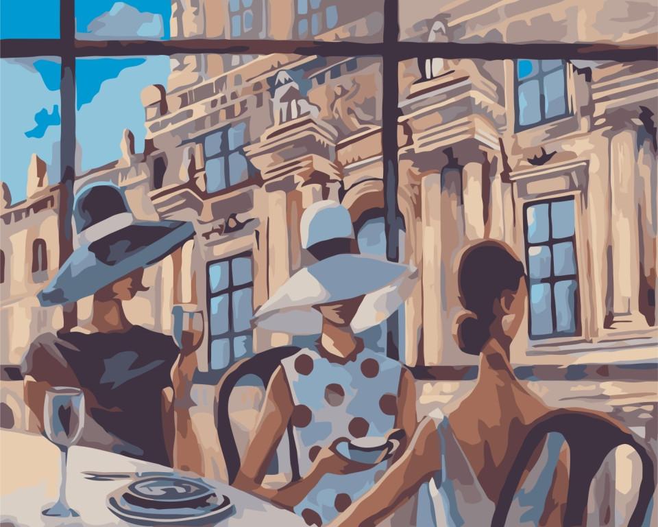 Картина по номерам Идейка Перерыв на кофе 40x50 см (skl-КНО2122)