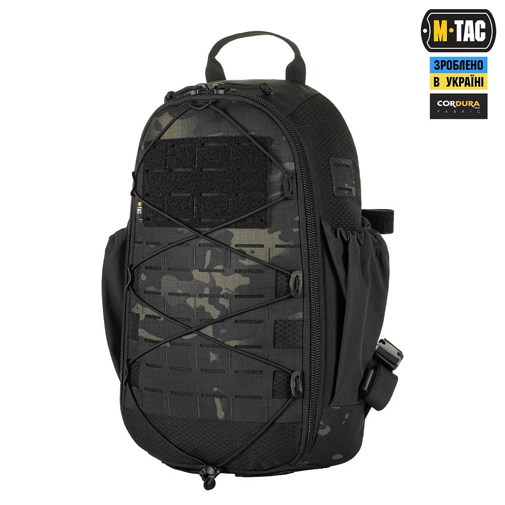 Рюкзак армейський M-Tac Sturm Elite 15 л Multicam Black/Black (AM0000038) - фото 4