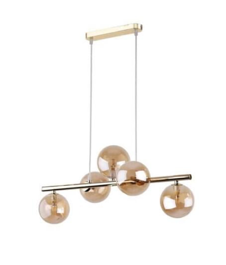 Світильник підвісний TK Lighting 4549 Estera G9 5x6W IP20 Золотий (11877443)