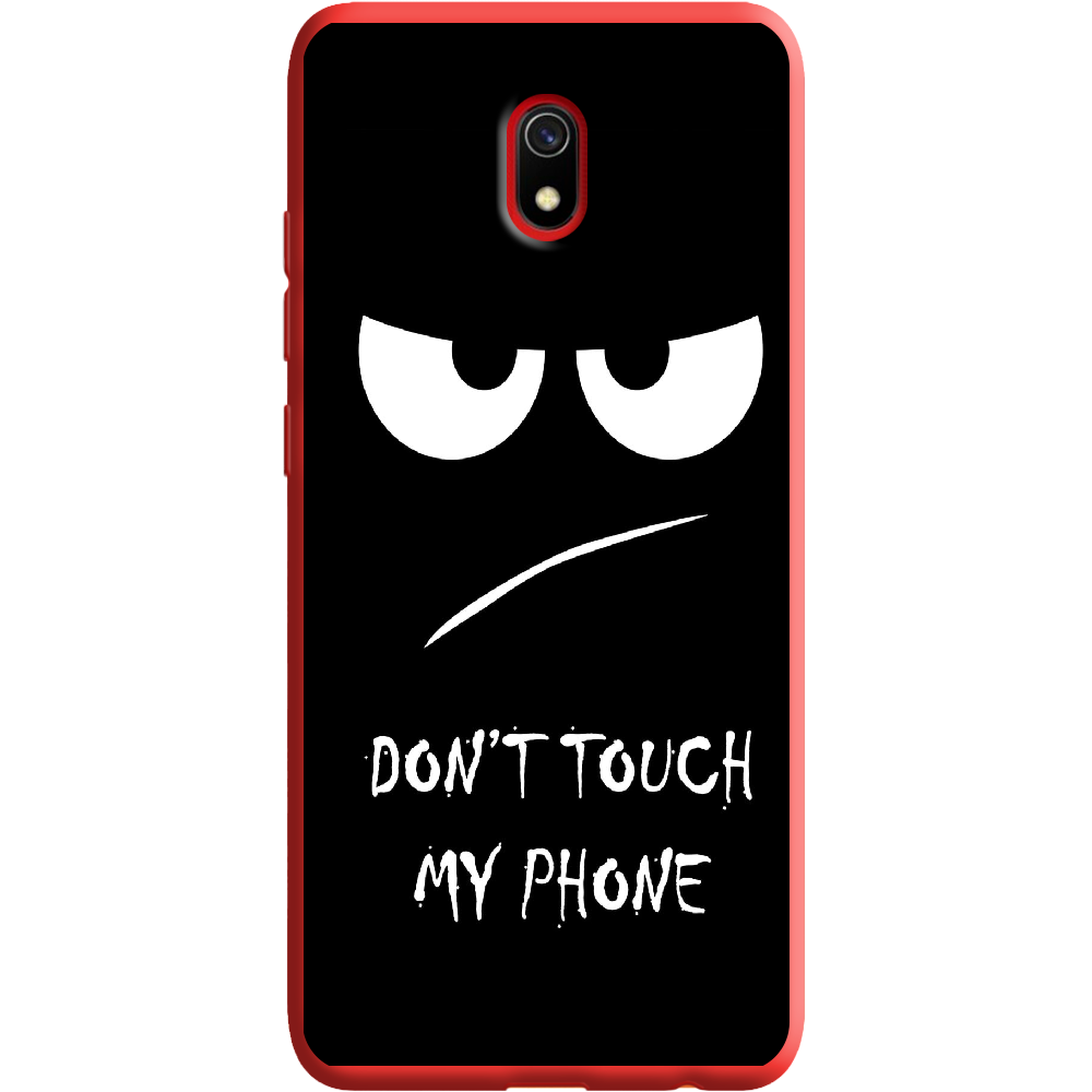 Чехол Boxface Xiaomi Redmi 8A Don't Touch my Phone Красный силикон (38341-up535-38672)