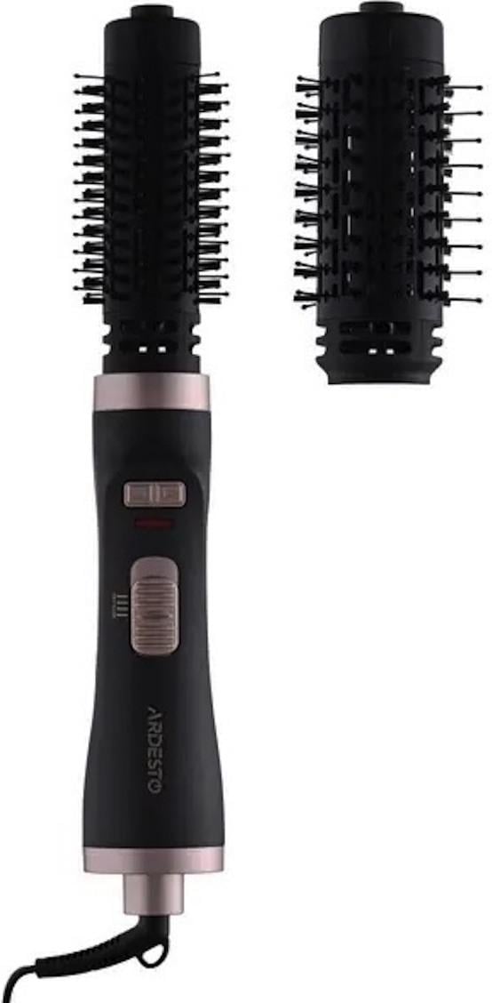 Фен-щетка ARDESTO HD-C100 100 Вт с керамическим покрытием 2 насадки Черный/Пудровый (2662658174)