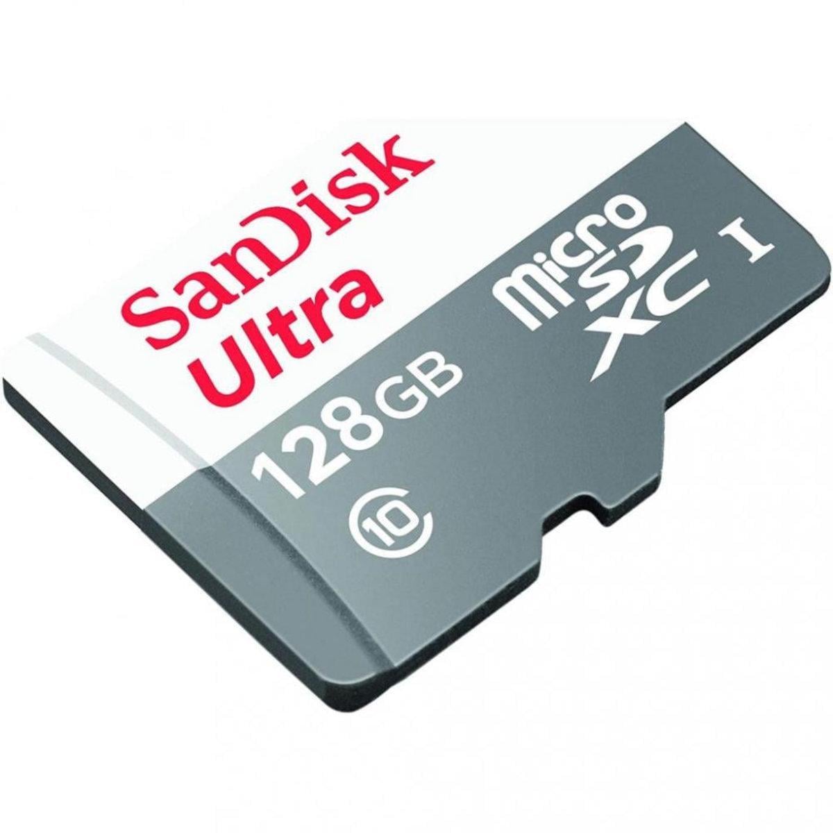Карта памяти microSDXC SanDisk Ultra 128 Gb class 10 A1 100 Mb/s adapterSD (SDSQUNR-128G-GN3MA)