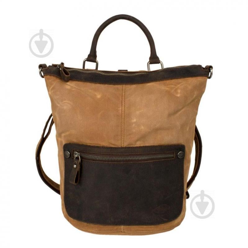 Городской рюкзак Fisher UB-4382 31x33x12 см Коричневый (23030)