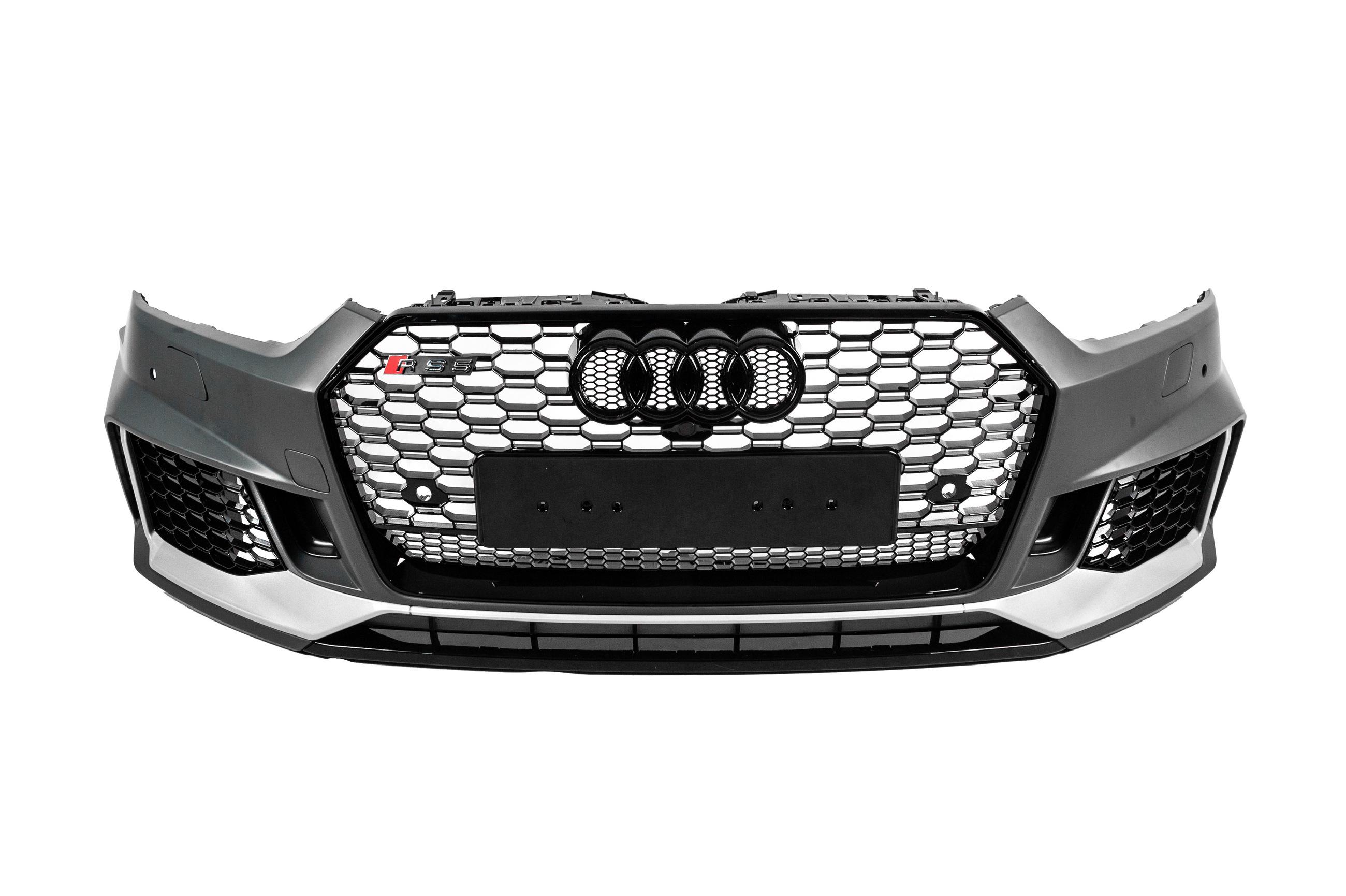 Передний бампер RS-Style 2016-2019 GT Tuning для Audi A5 2016-2025 гг. пластик Под покраску