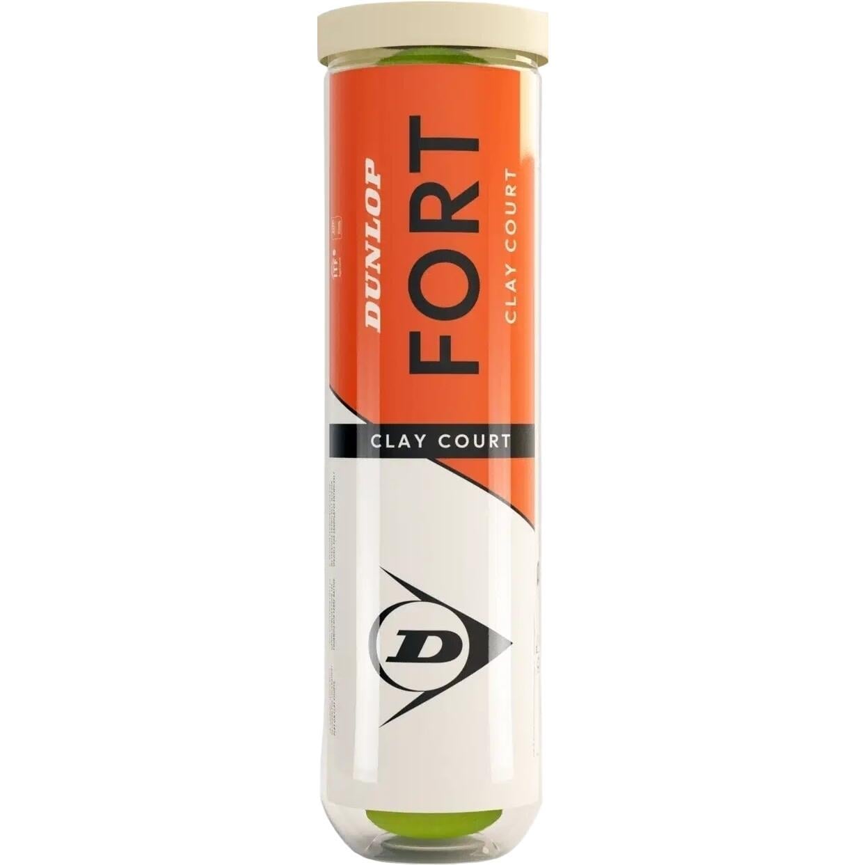 Набір м'ячів для тенісу Dunlop FORT CLAY COURT 4B 4 шт. Жовтий (601613)