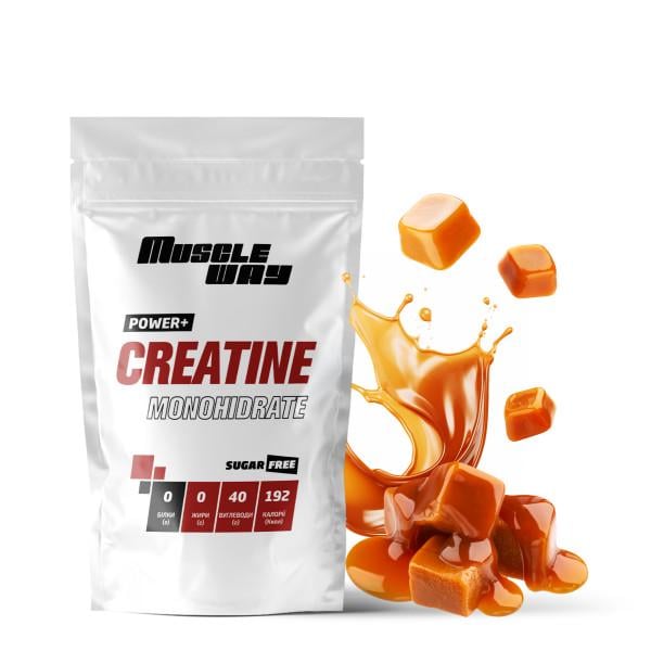 Креатин моногідрат MuscleWay Creatine Monohidrate 99,9% Sugar Free 50 порцій 250 г Карамель (21-125-cre-mw-rs250.5) Креатин моногідрат MuscleWay Creatine Monohidrate 99,9% Sugar Free 50 порцій 250 г Карамель (21-125-cre-mw-rs250.5)
