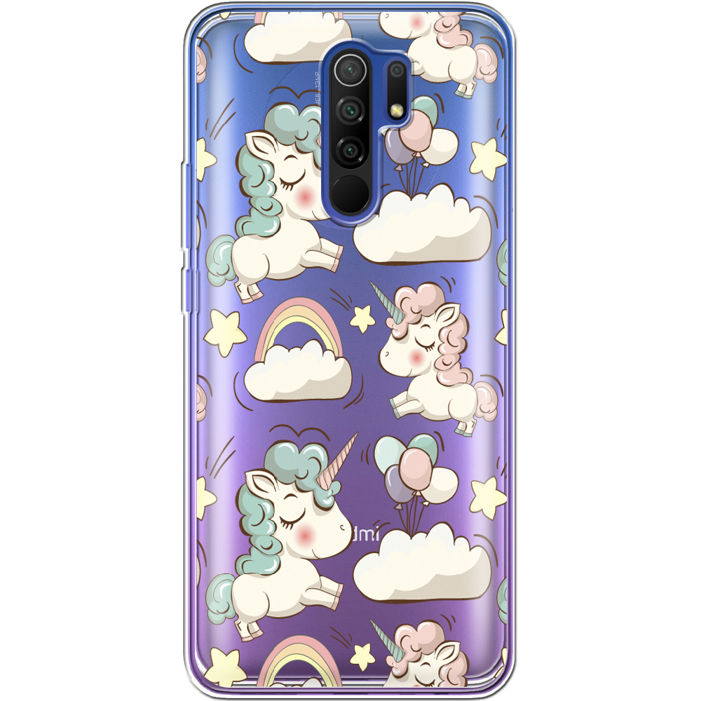 Чохол Boxface Xiaomi Redmi 9 Unicorns Прозорий силікон (40233-cc2-40233)