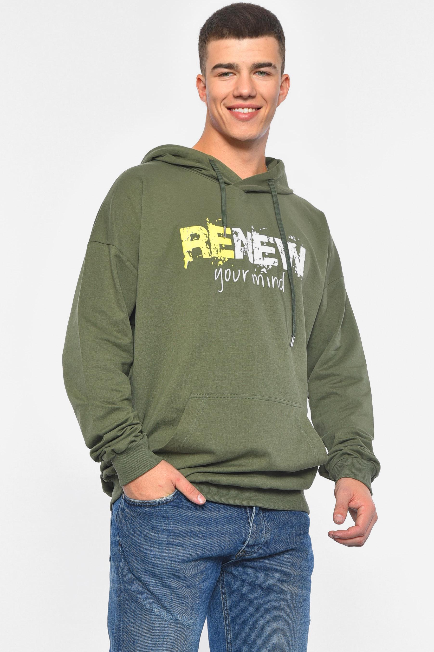 Худи мужское XL Хаки (189675)