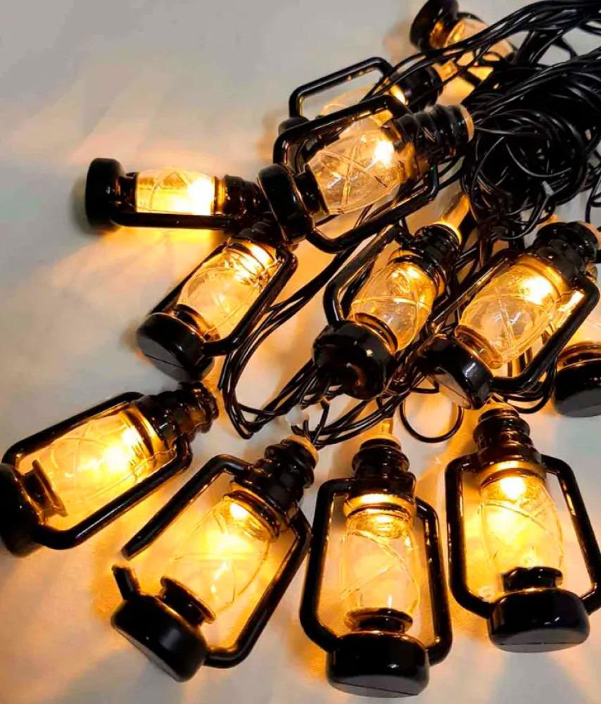 Світлодіодна гірлянда Ретро ліхтарики 7 м 20 LED від мережі 220В - фото 7