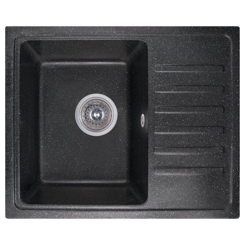 Мойка для кухни Cosh 5546 COSH5546K420 с сифоном 550x450 мм Черный (62164)