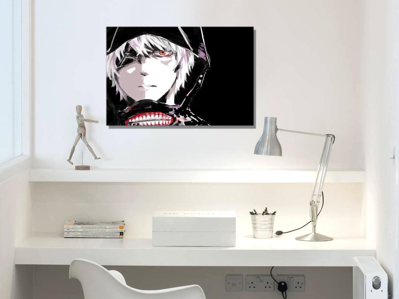 Картина постер Gee! Tokyo Ghoul Токийский гуль кэн канэки 60x40 см TG 09.010 - фото 2