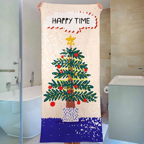 Рушник пляжний Presentville Happy time 150x70 см (PLB_25NG001) - фото 2