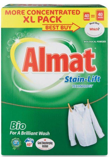 Стиральный порошок Almat Bio для белого белья 2,6 кг 40 стирок
