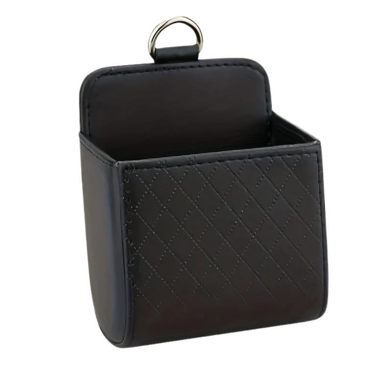 Органайзер для авто из экокожи на дефлектор для хранения аксессуаров 12x9x5,5 см Черный (D-0130) - фото 1 Органайзер для авто из экокожи на дефлектор для хранения аксессуаров 12x9x5,5 см Черный (D-0130) - фото 1