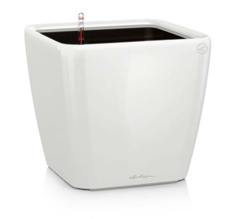 Вазон Lechuz Quadro Premium LS 35 см Білий (A-013720)