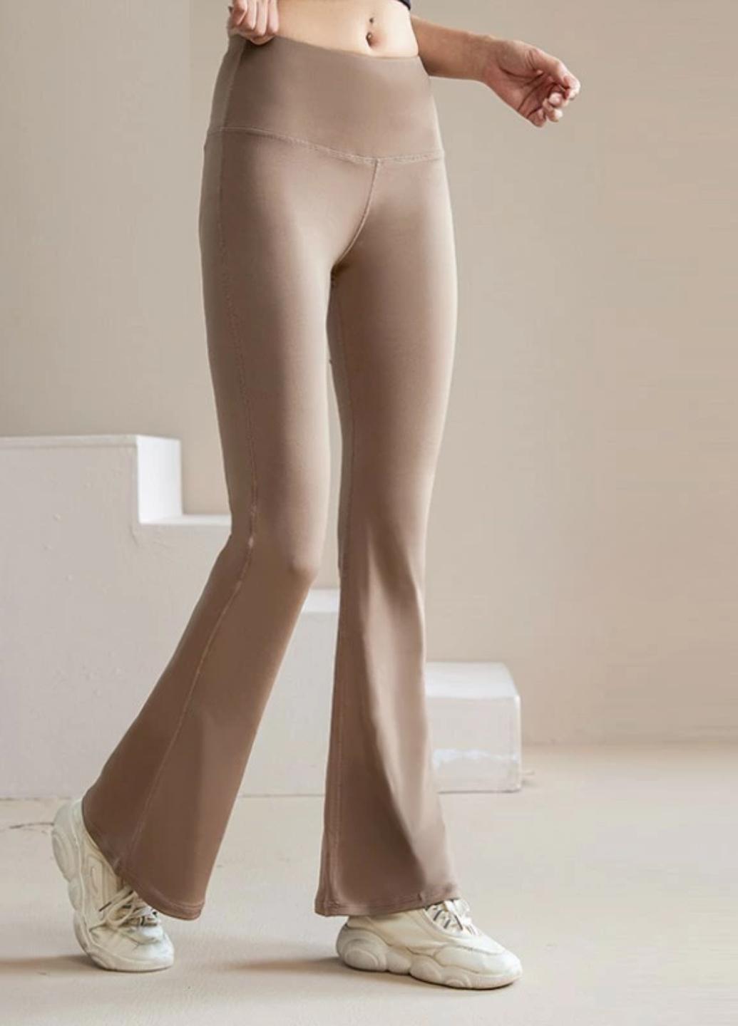 Леггинсы клеш женские спортивные Comfort Style C4 M Бежевый (1853-42-02) - фото 3