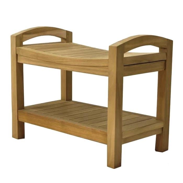 Табурет для ванной из дерева Касабланка Сиена (ТВН-009705)