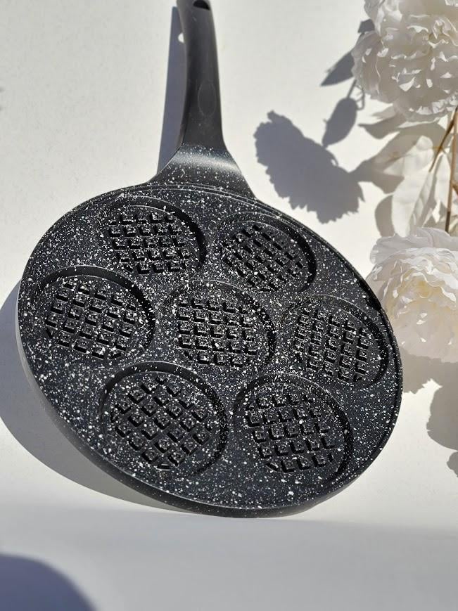 Сковорода для Edenberg оладок індукційна з мармуровим покриттям 27 см (EB-7517) - фото 4