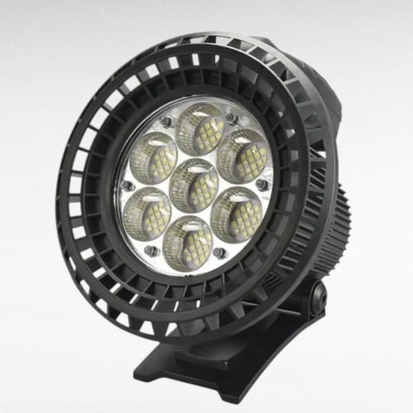 Ліхтар-прожектор портативний дальної дії Solar Powermaster MX-W869A ручний ліхтар 4500mAh з регульованим світлом 1500 Lm Чорний (55441141)