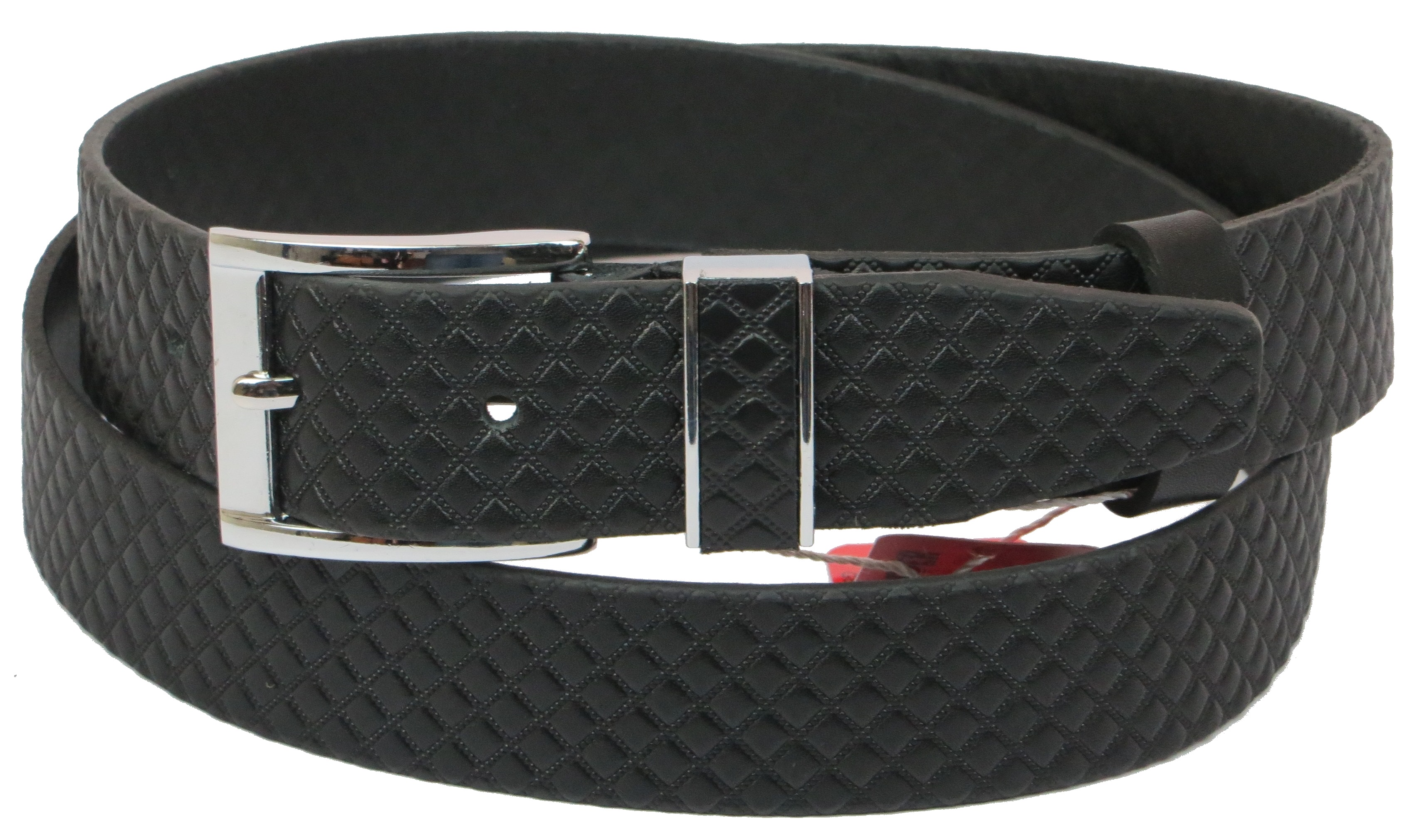 Ремень мужской Skipper кожаный Черный (1066-35 )