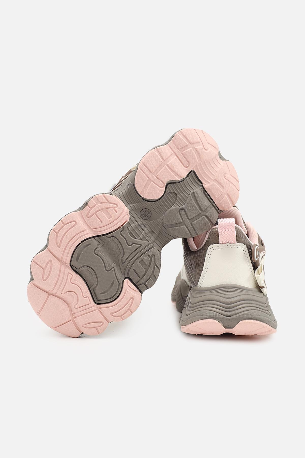 Кроссовки для девочки ЦБ-00273845 на плоской подошве р. 33 Коричневый (SKT001056440) - фото 6 Кроссовки для девочки ЦБ-00273845 на плоской подошве р. 33 Коричневый (SKT001056440) - фото 6