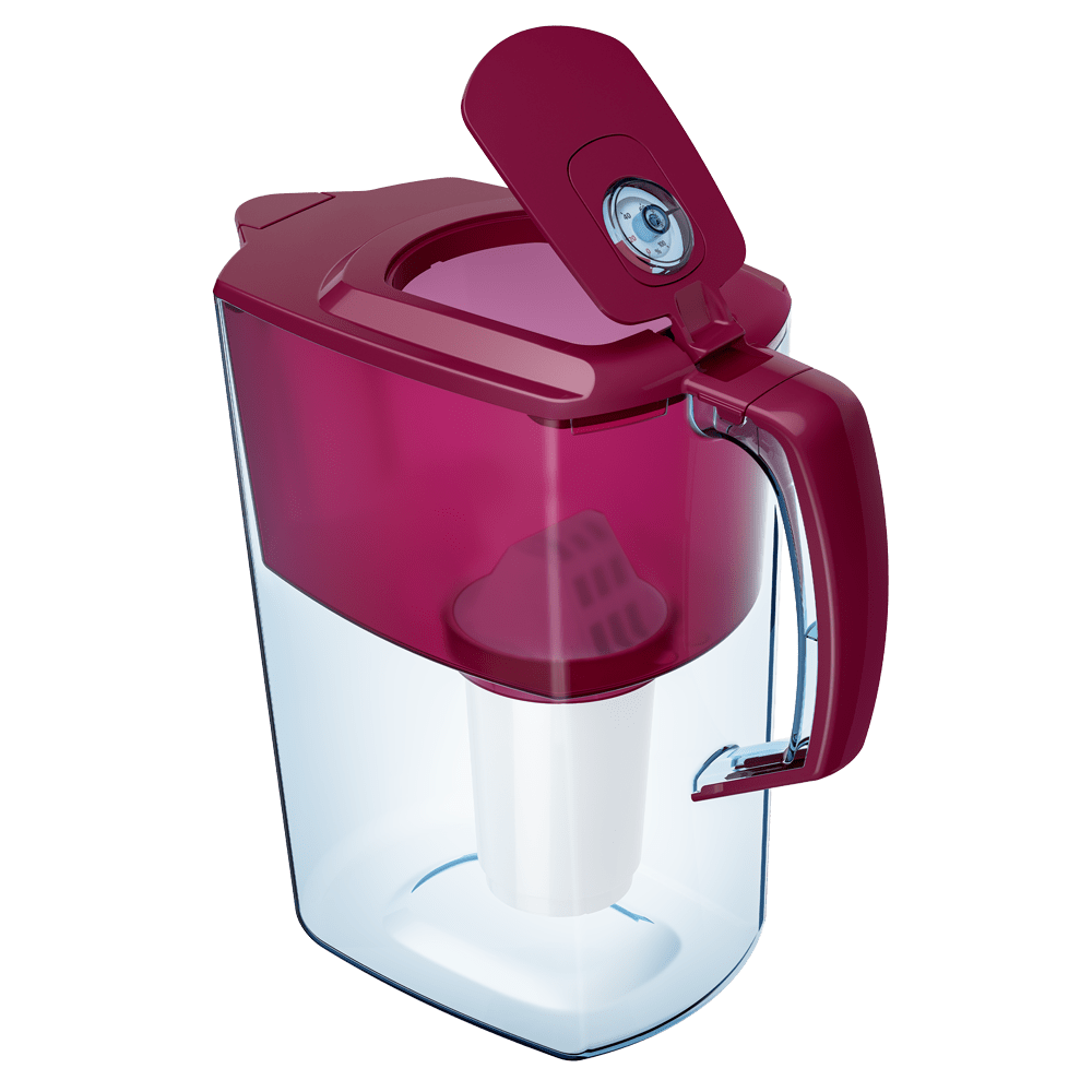 Фільтр-глечик Аквафор Атлант А5 три модулі В8 Вишневий (1859289986) - фото 6