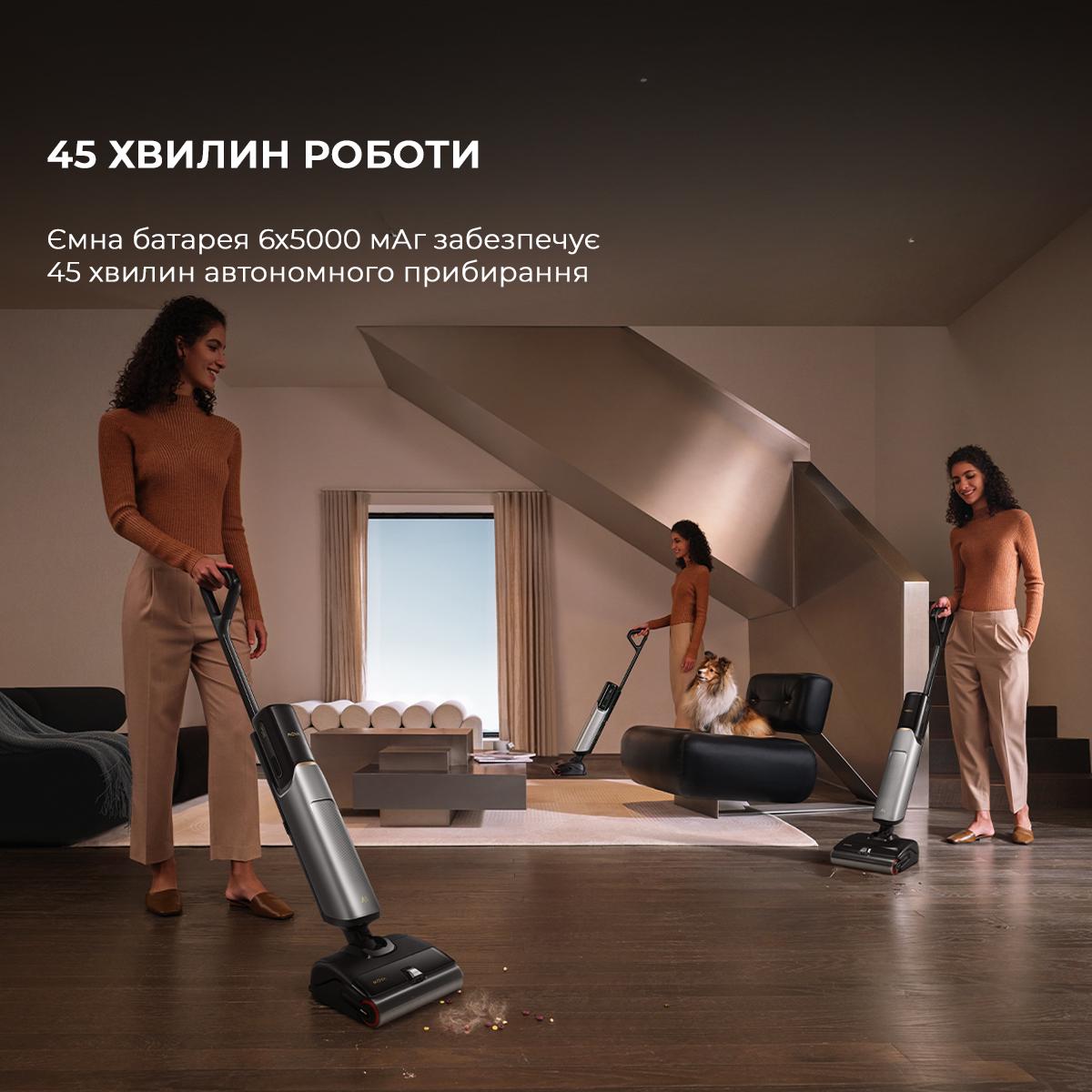 Пылесос беспроводной моющий MOVA X4 Pro (00-00131042) - фото 4 Пылесос беспроводной моющий MOVA X4 Pro (00-00131042) - фото 4