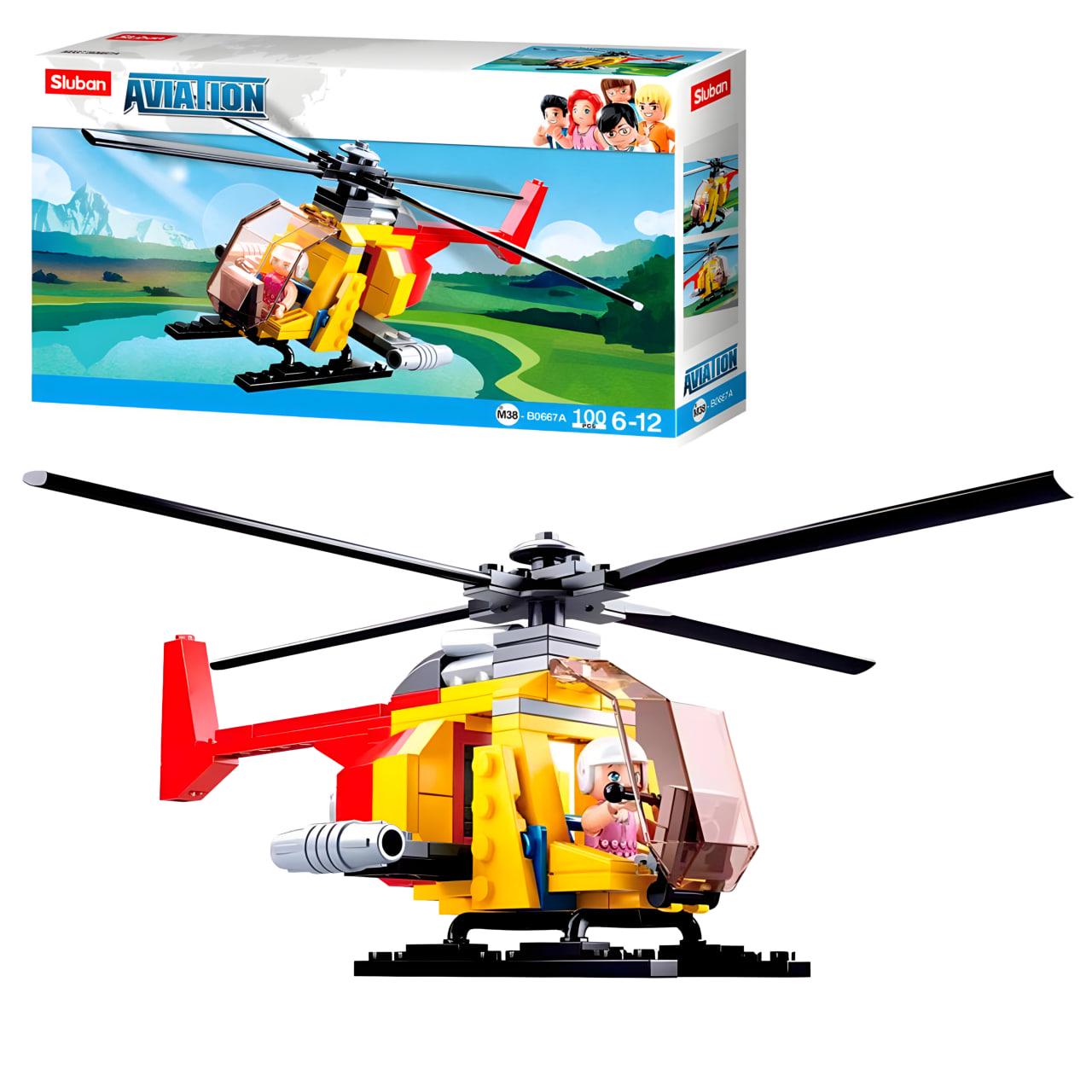 Конструктор Sluban Вертоліт 100 дет. (M38-B0667A)