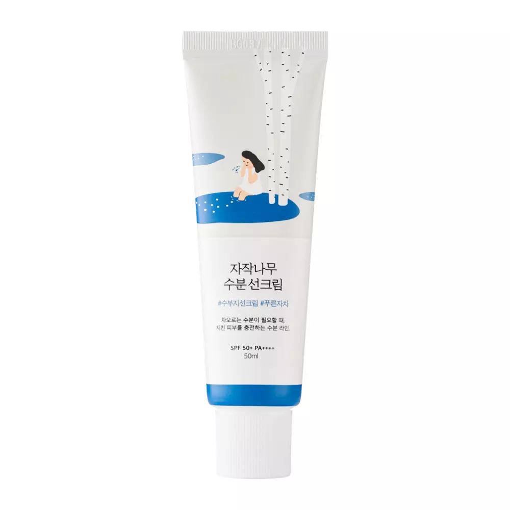 Крем зволожувальний сонцезахисний ROUND LAB Birch Juice Moisturizing Sun Cream SPF 50+ PA++++ 50 мл (Т000233)