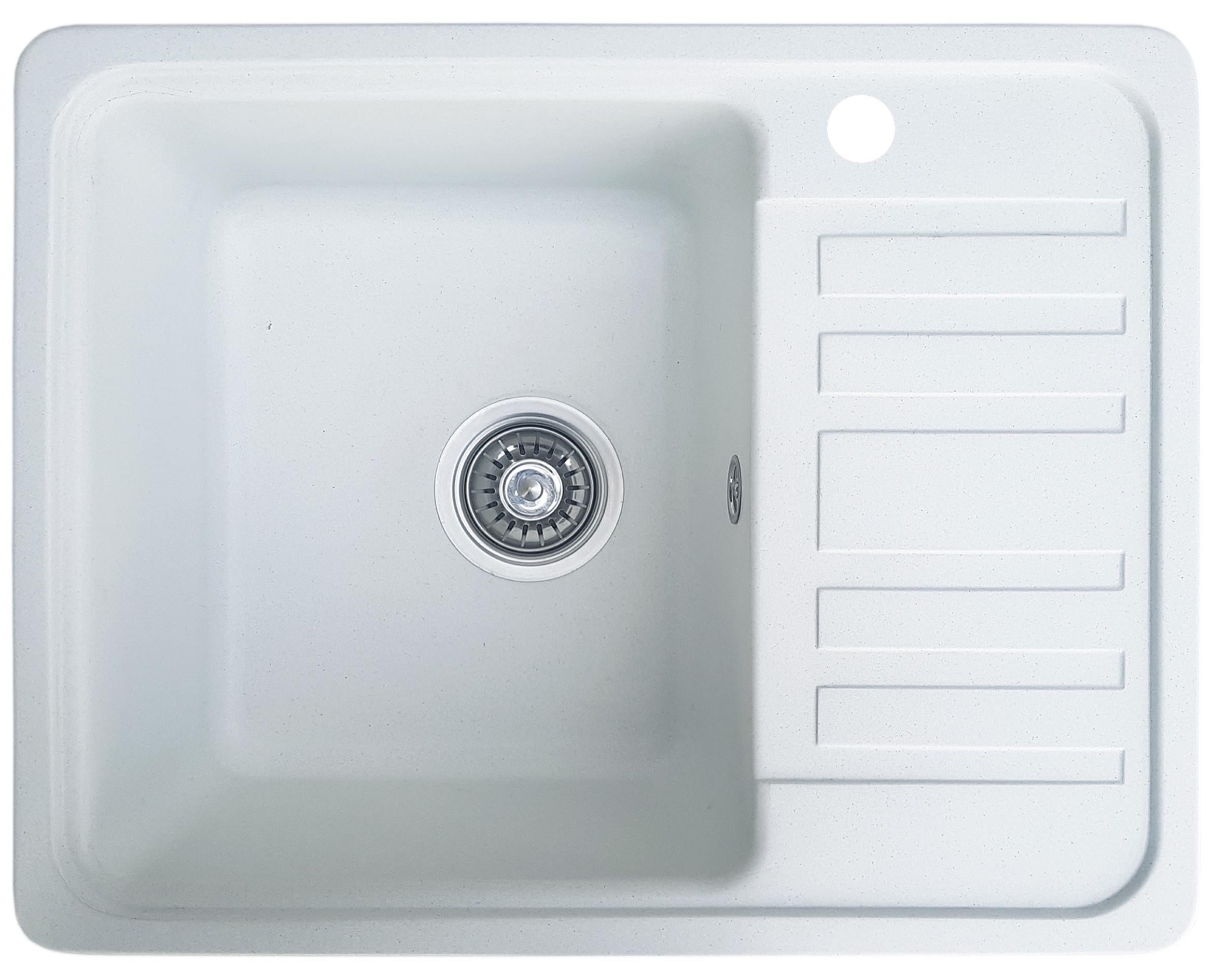 Мойка кухонная Valetti 9R 570х460 мм Белый