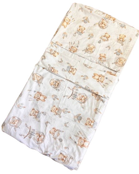 Комплект постільної білизни дитяча 3в1 наволочка/підковдра/простирадла на гумці (1566)