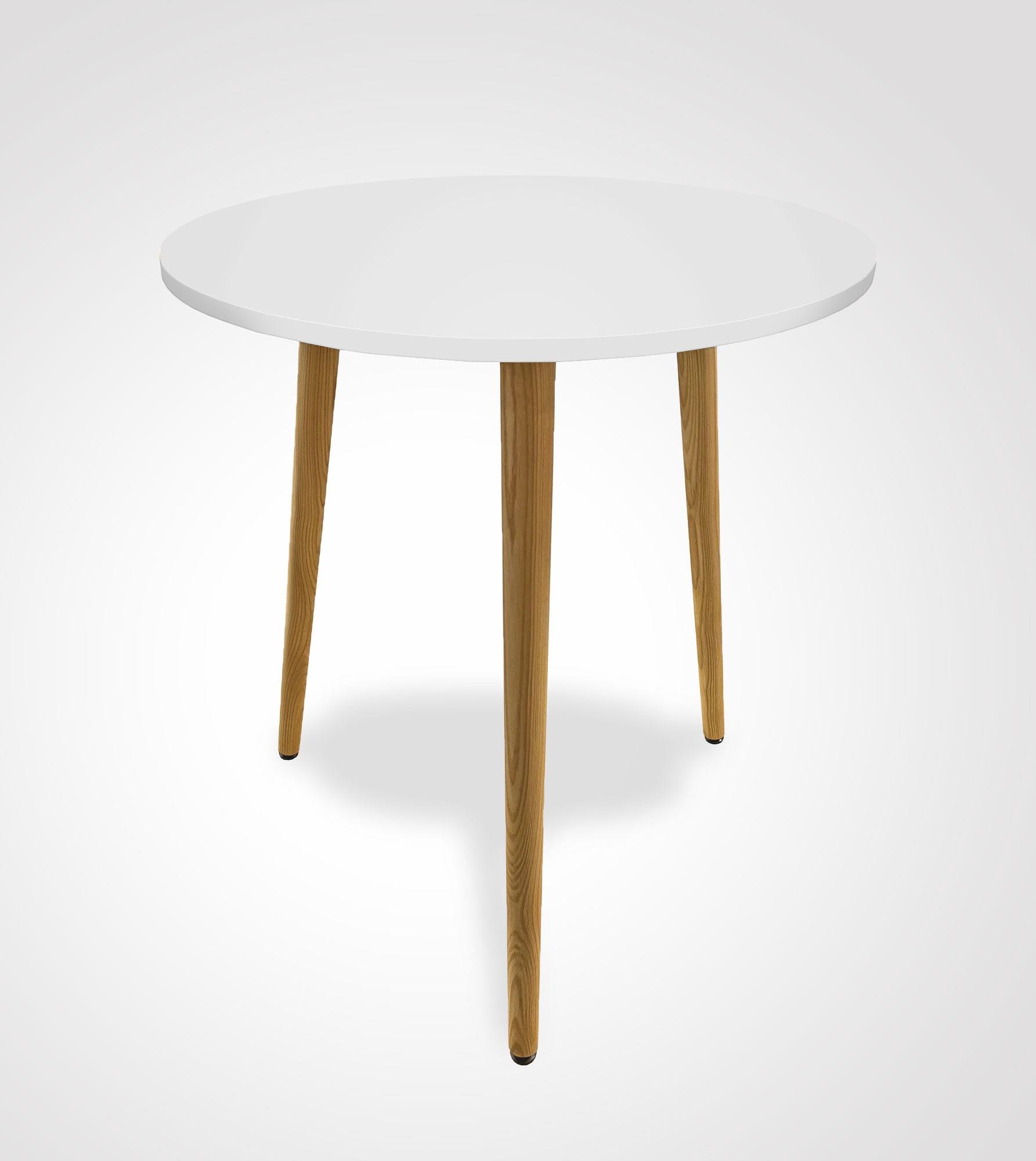 Обеденный стол Fusion furniture Раунд 675 Натуральный/белый Обеденный стол Fusion furniture Раунд 675 Натуральный/белый